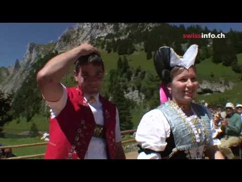 The dance of love -  A traditional performance in Appenzell, Switzerland